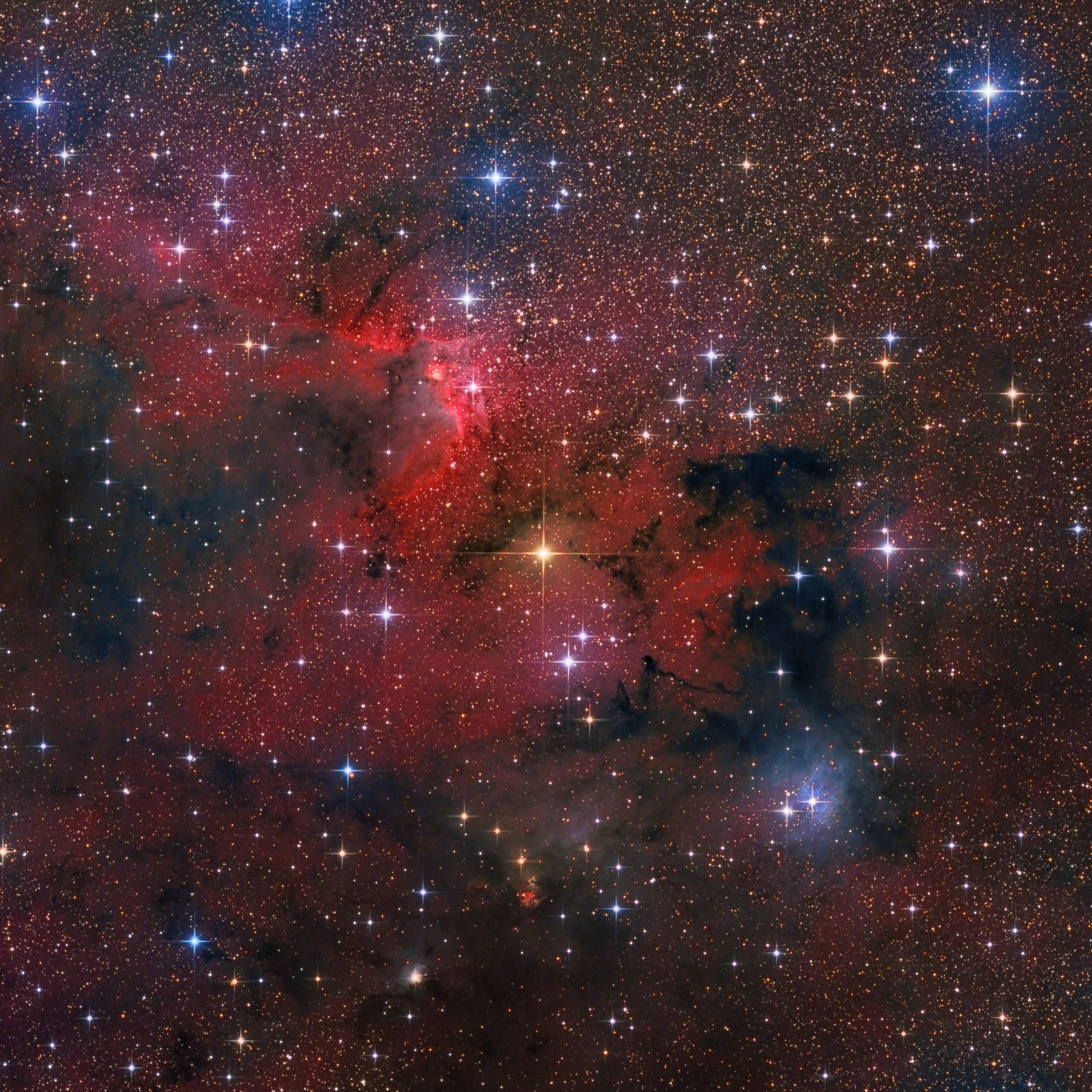 SH2-155 Cave Nebula Bart Delsaert