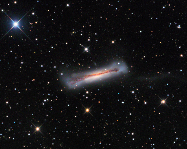 NGC 3628 Hamburger Galaxy